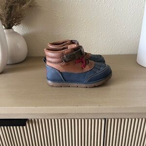 Munchkin Brown and Blue Kids Boots